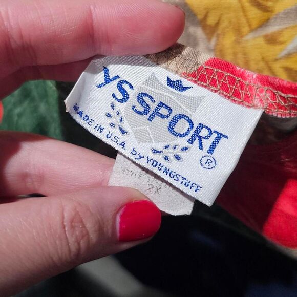 Vintage 90s floral animal print tee - Picture 3 of 3